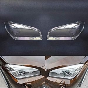 Car Headlight Cover Replacement for BMW X1 E84 2010 2011 2012 2013 2014 2015 Clear Lens Auto Headlamp Shell Cover (One Pair)