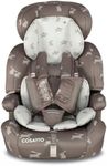 Cosatto Zoomi Toddler Car Seat & Booster Seat | 9 Months-12 Years | 5 Point Anti-Escape Harness, Adjustable Headrest, Removable Washable Covers - Forward Facing for Group 123 (Lollop)