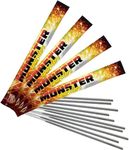 Pyro Magic Fireworks Monster Sparklers - 14 Inch Gold Sparkler for Diwali Celebrations, Weddings, Birthdays, Bonfire Night, Parties - 20 x 4 Pack (80 Giant Sparklers) - Category F1