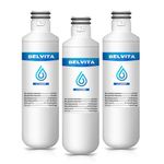 LT1000P Refrigerator Water Filter Replacement by BELVITA , Compatible with LG LT1000P, LT1000PC, LT1000PCS, MDJ64844601, ADQ747935, ADQ74793501, ADQ74793502, Kenmore 469980, 9980 (Pack of 3)