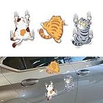 9 Pcs Funny Climbing Cats Car Stickers, Cute Cat Cartoon Decal Car Stickers Adhesive Vinyl Decal Car Stickers, Cartoon Car Truck Window Decor Car Styling Decoration, for Auto Truck Motorcycle