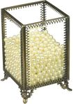 PuTwo Makeup Organizer Vintage Make up Brush Holder with Free White Pearls - Small