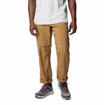 Columbia Men Brown Omni Wick Silver Ridge Utility Convertible Hiking | Trekking | Camping | Safari Pant, 34