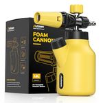 Autown Foam Cannon for Pressure Washer,Snow Foam Cannon Car Wash Sprayer with 1/4 Inch Quick Connect, Adjustable Nozzle and 1 Liter Bottle Fits Most Car Washing Accessories