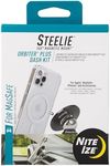 Nite Ize Steelie Orbiter Plus Dash Mount - Magnetic Phone Mount for Car Dashboards - Phone Mount with Neodymium Magnets