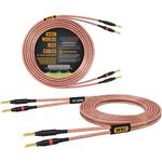 WORLDS BEST CABLES Van Damme 2 x 4.00 mm2 (2x 12AWG) - 2 Meter – 99.99% UP-LCOFC Figure-8 Audiophile Hi-Fi Speaker Cable Pair w/Eminence Gold Plated Banana Plugs