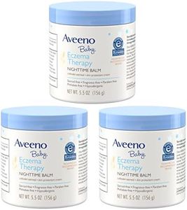 Aveeno Baby Eczema Therapy Nighttime Balm, with natural Colloidal Oatmeal and Dimethicone for Dry Skin and Baby Eczema Relief, 5.5 oz (Pack of 3)