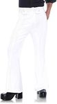 Leg Avenue Mens Bell Bottom Pants Small/Medium White