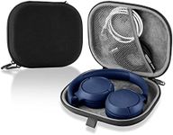 Linkidea Headphones Carrying Case Compatible with JBL Tune 670NC, Tune 660, Tune600BT, Tune570BT, Live 460NC, Live 400BT Case, Protective Hard Shell Travel Bag with Cable, Charger Storage (Black)