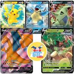 5 Pokemon V Cards - No Duplicates - Ultra Rare Pokemon Pack - Rare Pokemon Cards -