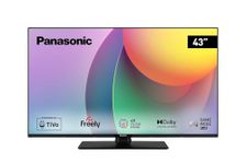 Panasonic TB-43W60AEY, W60 Series 43 inch 4K Ultra HD LED Smart TV, 2024, Freely, TiVo, 4K Colour Engine, Dolby Vision & Atmos, For An Exceptional Visual Experience