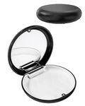 Denture Box Case, Retainer Case, Slim Aligner Case - Retainer Case with Mirror, Travel-Friendly, Portable, And Easy to Carry | Easy to Clean with Non-slippery Grip, Not Includ Denture (black)