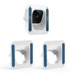 Window Mount for Blink Mini Camera, Angle tilt(Up/Down/Left/Right), No Screws, No Drill, No Reflection, Glass Windows/Doors Bracket Holder Compatible with Blink Mini - White (2pcs in 1 Pack)