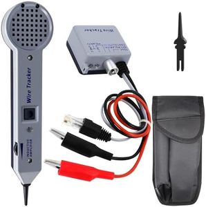 Chaoos Tone Generator kit, Wire Tracer Circuit Tester, 200EP High Accuracy Wire Tester Kit, Wires Tone Tracer, Multi-Tone Cable Test Kits with Inductive Amplifier for Network Cables Collation