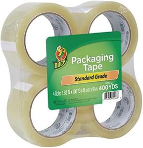 Duck Tape Brand Standard Packaging Tape Refill, 4 Rolls, 1.88 Inch x 100 Yards (240593)