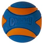 ChuckIt! Ultra Squeaker Ball Dog Toy Ball Durable Rubber Squeaky Dog Ball Chuck It Launcher Compatible Toy For Dogs, 1 Pack, Large