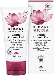 DERMA E Gentle Enzyme Peel – Brightening Exfoliator Mask – Natural Enzymatic Chemical Peel with Papaya, Milk Thistle and Licorice Root - Resurfaces, Smooths and Rejuvenates Facial Skin, 1.7 oz
