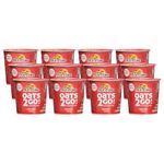 Mornflake - Oats2Go Original Instant Porridge 12 x 53g Porridge Pots For On-the-go. Ready Meal Cereals Breakfast, Breakfast Porridge Oats In A Cup Just Add Water. Great Source Of Protein & Fibre