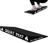 WINBOX Squat Wedge, Slant Board for Squats, Non-Slip Heel Elevated Squat Wedge Block for Weightlifting and Calf Stretching