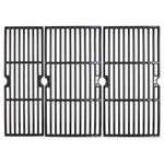 Hongso 18" x 25" Cast Iron Cooking Grates for Charbroil Performance 463377017, 463347017, 463376018P2, 463673617, 463376117, 463377117, 4-Burner 475 Cart Liquid Propane Gas Grill, 3 Pack, PCZ163