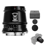 TTArtisan 17mm F1.4 APS-C MF Lens for Fuji FX Mount Cameras X-A1 X-A10 X-M1 X-H1 X-T1 X-T10 X-T20 X-T100 X-T30 X-PR01 XS10 and More.