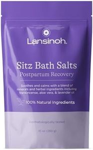 Lansinoh Sitz Bath Salts Postpartum Essentials, Epsom Salts With Soothing and Calming Ingredients Including Lavender Oil, Frankincense and Aloe Vera, 10 Ounce