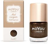 MoYou-London Premium Stamping Nail Polish, 9ml - Gold Espresso