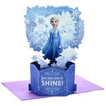 Hallmark Paper Wonder Frozen Pop Up Birthday Card (Born to Shine)