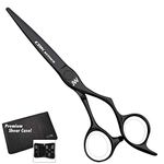 JW CBK Matte Black Professional Hair Cutting Shear (5.25 Inches)