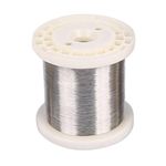 Surprecision Pure Nickel Wire Diameter 0.05mm Length 5m/16.4ft, 99.9% Purity Nickel Wire for Manufacturing and Scientific Experiments