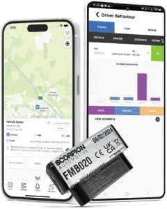 ScorpionTrack - OBD Self-Install Vehicle GPS Tracker - Live, Accurate, Trusted Location Tracking Device, The Perfect Car Tracker, Van, Caravan, Motorhome, Motorcycle, Scooter (2G FMB020+)