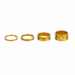 Wolf Tooth Components Headset Spacer Kit 3, 5, 10, 15mm, Gold