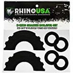 Rhino USA D-Ring Shackle Isolators (2) with Washers Included (4) - Fits Standard 3/4 Shackles - Protect Your Shackles from Damage & Prevents Rattling