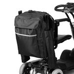 HOMECRAFT Scooter Bag with Crutch or Walking Stick Pockets (Eligible for VAT Relief in the UK) Waterproof Wheelchair Mobility Bag with Multiple Compartments and Pockets for Storage, Elderly & Disabled