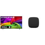 LG 75-Inch NU70 Nano UHD AI 4K Smart TV and, LG Sound Suite W7 8-Inch Subwoofer | Deep Bass | Wireless