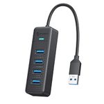 PHIXERO USB Hub, 4 Port USB 3.0 Date Hub, USB Extension Hub Multi USB Port Hub, Fast Data Transfer USB Hub for Laptop, Compatible with All USB Port Device