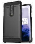 Encased Scorpio Series for OnePlus 7 Pro Case Heavy Duty Military Grade Rugged Phone Protection Cover (One Plus 7 Pro) Black