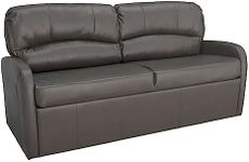 RecPro Charles Collection | 70" RV Jack Knife Sofa w/Arms | RV Sleeper Sofa | RV Couch | RV Living Room (Slideout) Furniture | RV Furniture | Camper Furniture | Chestnut