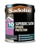 Sadolin Superdec Satin Opaque Wood Protection - Anthracite Grey - 5L