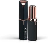 Facial Hair Removal for Women - Electric Razor Device, Small Dermaplaning Remover Tools Finishing Epilator Trimmer Flawless Face Dermaplane Shavers Beauty Gadgets Accessories by VISOFO (Onyx)