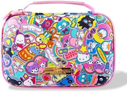 Sonix x Sanrio 60 Switch Game Case | Compatible with Nintendo Switch, PS Vita, SD Memory Cards Cartridges | Hello Kitty & Friends Stickers