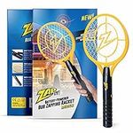 Zap It! Electric Fly Swatter - Rechargeable Fly Zapper, Electric Fly Killer Racket, Mosquito And Wasp Killer Bug Zapper - 4,000 Volt, USB Charging, Lightweight Handy Fly Zapper (MEDIUM, 1-Pack)