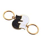 Couples Gifts Cute Gifts for Girlfriend Boyfriend Best Friend Keychains Anniversary for Her Him Wife Husband Cat Lover Matching Couple Stuff Wedding Birthday Christmas Valentines Day Gifts for Him Her