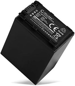 CELLONIC® Batterie Remplacement NP-FV100 -FV30 -FV70 3300mAh pour Sony HDR-CX625, HDR-CX730 HDR-CX250, FDR-AX53 -AX33 -AX100, HDR-PJ810 NP-FV100 Appareil Photo caméra Action cam accu