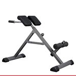 Finnlo Tricon Back Trainer Bench - Anthracite/Black