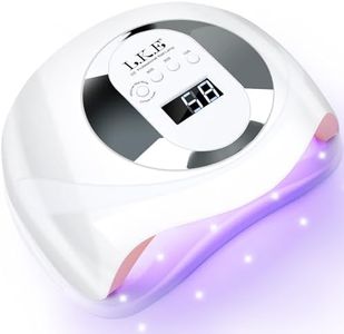 180W UV Lampe für Gelnägel, UV Lampe Nägel mit 4 Timern und LCD Display, Auto-Sensor,UV Lampe für Alle UV Gel Nagellack, Professioneller Nagellampe für Heim und Nagelstudio,Festivalgeschenk (Groß)