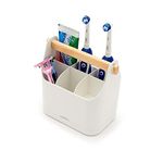 simplywire – Toothbrush Holder – Bathroom Organiser – White