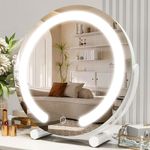 ROLOVE 12 Inch Vanity Mirror with L