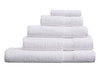 Olivia Rocco Egyptian Cotton Towels, Home Collection Towel 500 GSM, Bath Sheet White