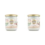 Biona Organic Coconut Bliss, 400g - 100% Organic Creamy Coconut Butter from Whole Coconuts - Source of Fibre - For Spreads, Butter Alternatives & Cooking - Dairy Free & Vegan (Pack of 2)